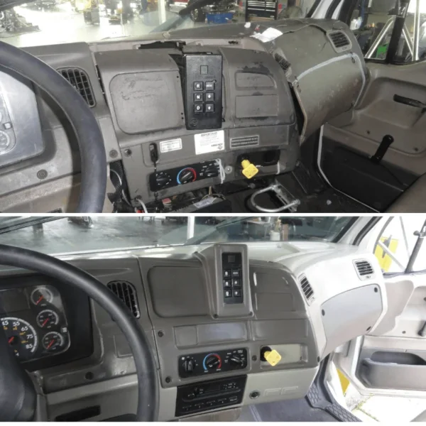 Complete Fiberglass Dashboard (Factory Style) Grey - Image 7