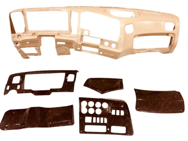 Luxury Complete Fiberglass Dashboard (Wood Grain Style) - Image 2