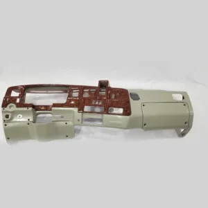 Complete light grey fiberglass dashboard replacement for Sterling trucks, offering a durable, patented design for all models