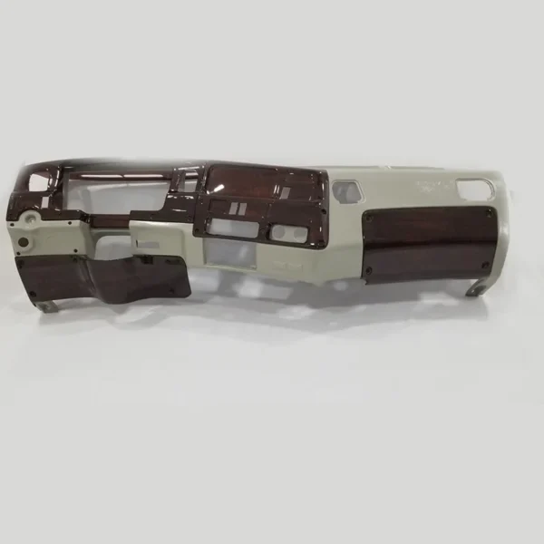 Light grey with dark wood grain fiberglass dashboard for Sterling trucks, designed for heavy-duty use and perfect fitment