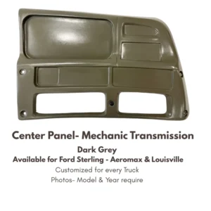 Center Panel Mechanical Transmission - Dark Grey