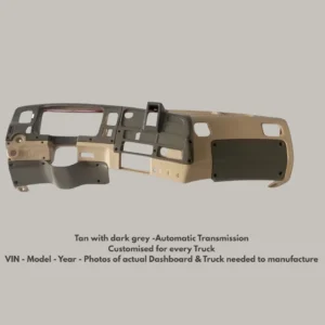 Complete Fiberglass Dashboard Tan with Grey - Auto Or Mechanic Transmission