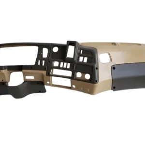 Tan Dark gray fiberglass dashboard for Ford STERLING, Aeromax, and Louisville Truck, patented for long-lasting performance