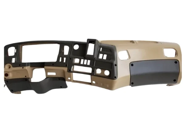 Tan Dark gray fiberglass dashboard for Ford STERLING, Aeromax, and Louisville Truck, patented for long-lasting performance