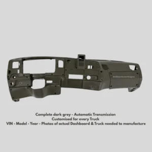 Complete Fiberglass Dashboard Dark Grey - Auto Or Mechanic Transmission