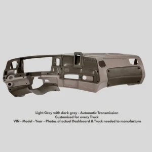 Complete Fiberglass Dashboard Light Grey with Dark Grey -Auto Or Mechanic Transmission