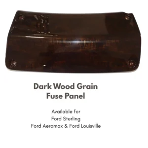 Fuse Panel - dark wood grain